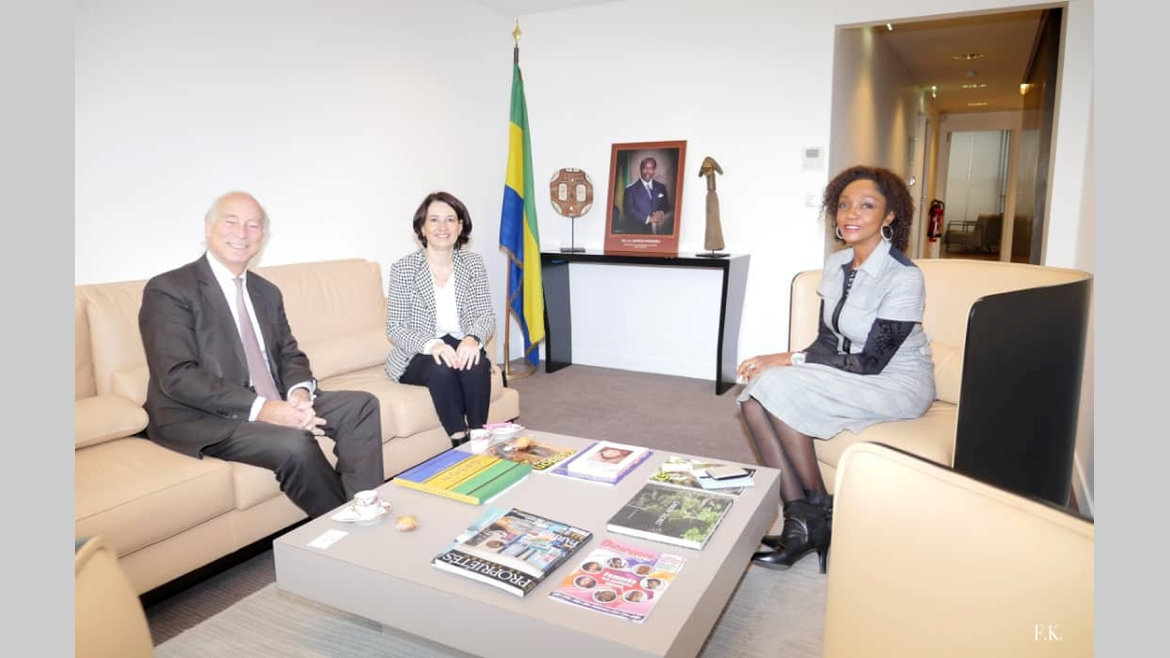 Gabon-France : Liliane Massala reçoit les membres du CIAN et un opérateur gabonais