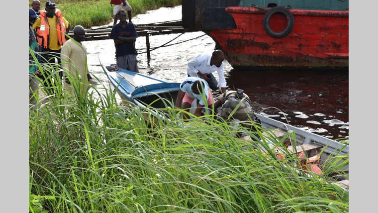 Omboue : naufrage d'une ressortissante Congolaise