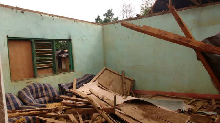 Meyo-Kyè : un orage cause de nombreux dégâts matériels