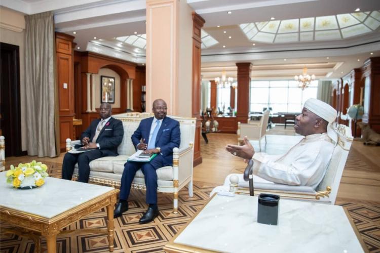 Activités présidentielles : La carte diplomatique du Gabon présentée au chef de l'Etat
