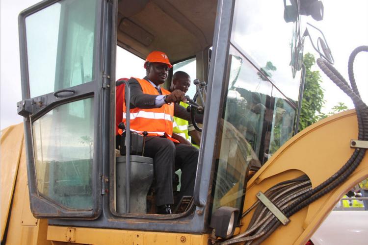 Bambouchine : La route en travaux