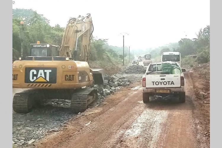 Nationale 1 : Les travaux vont bon train au PK 80