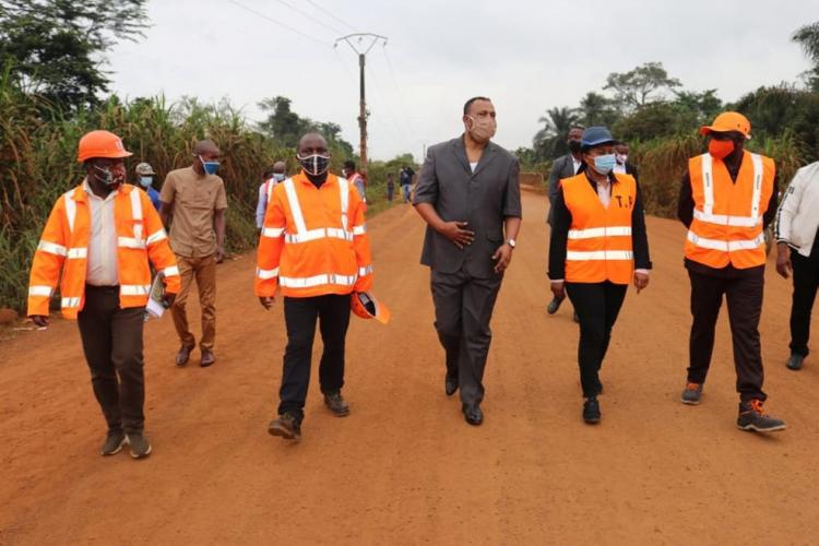Ntoum-Cocobeach : les travaux vont bon train