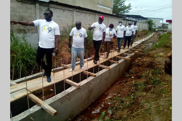 Bienfaisance : une canalisation pour circonscrire les inondations à Akanda