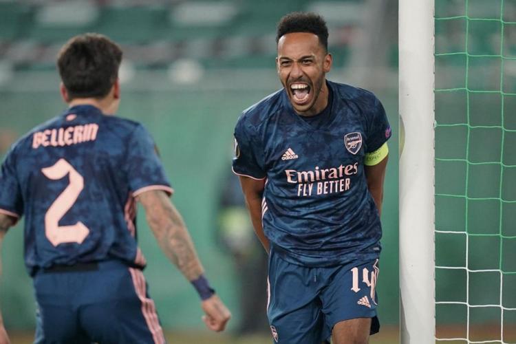 Ligue Europa de l'UEFA : Arsenal s'en sort grâce à Aubameyang