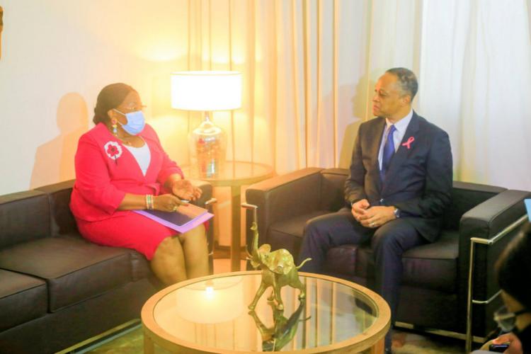 ONDSC : Franck Nguema rencontre Jeanne Mbagou