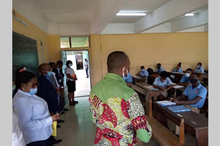 Lycée technique Omar-Bongo  : Un retour en classe en douceur
