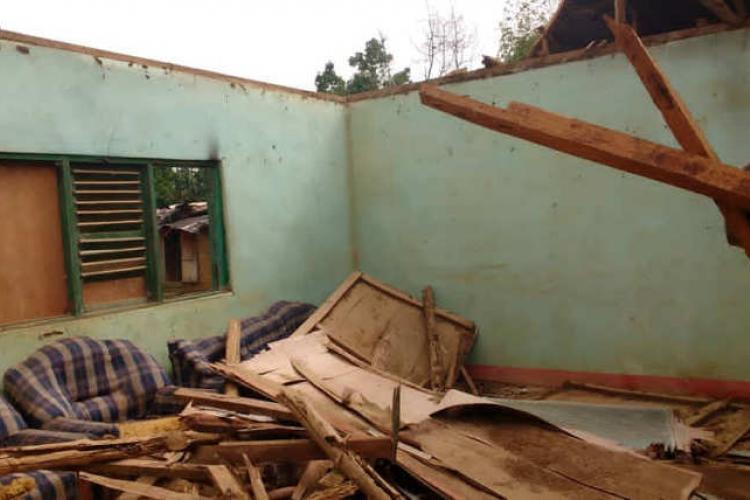 Meyo-Kyè : un orage cause de nombreux dégâts matériels